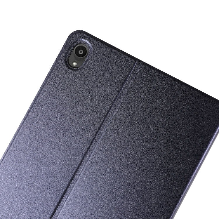 For Lenovo Tab P11 (TB-J606F) Voltage Craft Texture TPU Horizontal Flip Protective Case with Holder(Black) - Lenovo by buy2fix | Online Shopping UK | buy2fix