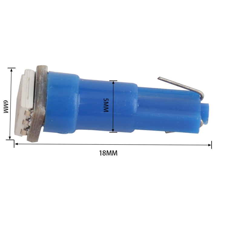 30 PCS T5 1LED SMD-5050 Car Modification LED Indicator Light Blue Light - Clearance Lights by buy2fix | Online Shopping UK | buy2fix