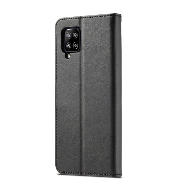 For Samsung Galaxy A42 5G LC.IMEEKE Calf Texture Horizontal Flip Leather Case with Holder & Card Slots & Wallet(Black) - Galaxy Phone Cases by LC.IMEEKE | Online Shopping UK | buy2fix