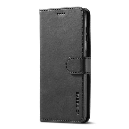 For Samsung Galaxy S21 5G LC.IMEEKE Calf Texture Horizontal Flip Leather Case with Holder & Card Slots & Wallet(Black) by LC.IMEEKE