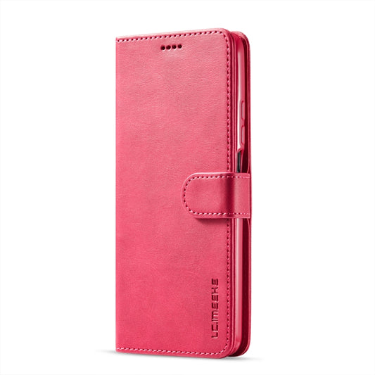For Xiaomi Mi 10 5G / Mi 10T Pro 5G LC.IMEEKE Calf Texture Horizontal Flip Leather Case with Holder & Card Slots & Wallet(Red) by LC.IMEEKE