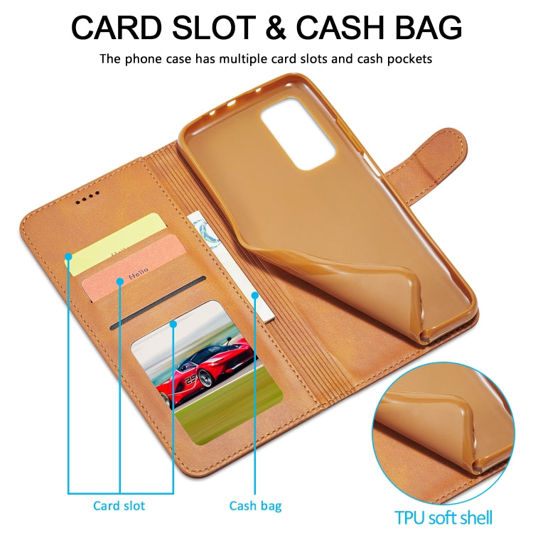 For Xiaomi Mi 10 5G / Mi 10T Pro 5G LC.IMEEKE Calf Texture Horizontal Flip Leather Case with Holder & Card Slots & Wallet(Yellow) - Xiaomi Cases by LC.IMEEKE | Online Shopping UK | buy2fix