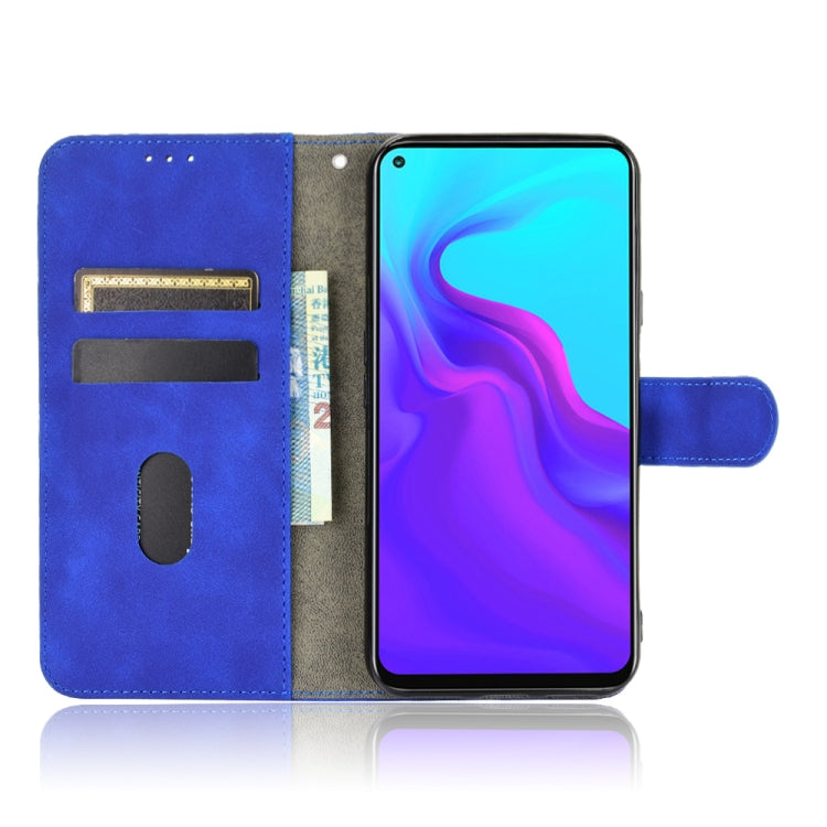 For Cubot X30 Solid Color Skin Feel Magnetic Buckle Horizontal Flip Calf Texture PU Leather Case with Holder & Card Slots & Wallet(Blue) - More Brand by buy2fix | Online Shopping UK | buy2fix