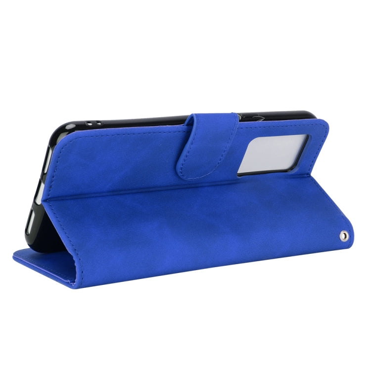 For Cubot X30 Solid Color Skin Feel Magnetic Buckle Horizontal Flip Calf Texture PU Leather Case with Holder & Card Slots & Wallet(Blue) - More Brand by buy2fix | Online Shopping UK | buy2fix