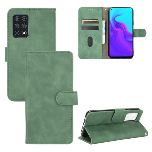 For Cubot X30 Solid Color Skin Feel Magnetic Buckle Horizontal Flip Calf Texture PU Leather Case with Holder & Card Slots & Wallet(Green) - More Brand by buy2fix | Online Shopping UK | buy2fix