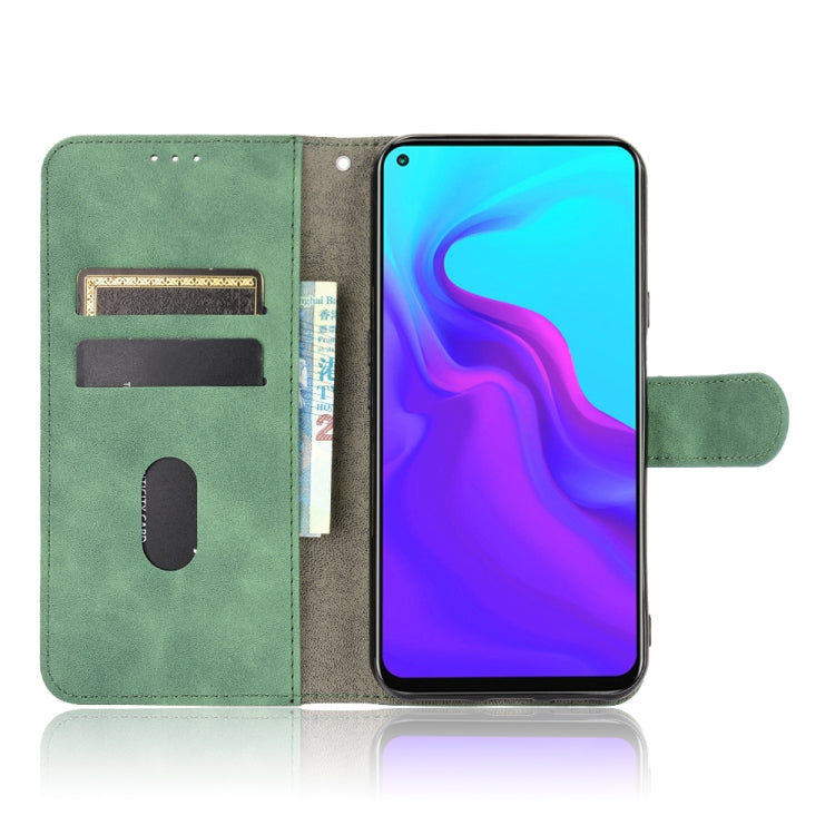 For Cubot X30 Solid Color Skin Feel Magnetic Buckle Horizontal Flip Calf Texture PU Leather Case with Holder & Card Slots & Wallet(Green) - More Brand by buy2fix | Online Shopping UK | buy2fix