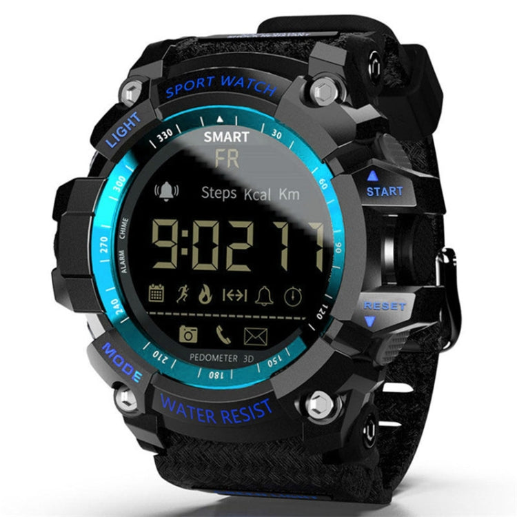 Lokmat MK16 LCD Screen 50m Waterproof Smart Watch, Support Information Reminder / Remote Camera / Walking Motion Monitor(Blue) - Smart Watches by Lokmat | Online Shopping UK | buy2fix