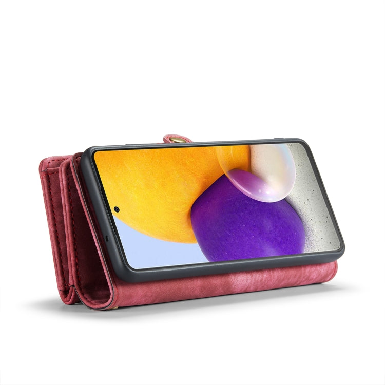 For Samsung Galaxy S21 5G CaseMe-008 Detachable Multifunctional Flip Leather Phone Case(Red) - Galaxy S21 5G Cases by CaseMe | Online Shopping UK | buy2fix