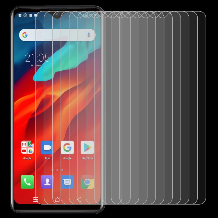 For Blackview A80 Plus 10 PCS 0.26mm 9H 2.5D Tempered Glass Film - Others by buy2fix | Online Shopping UK | buy2fix