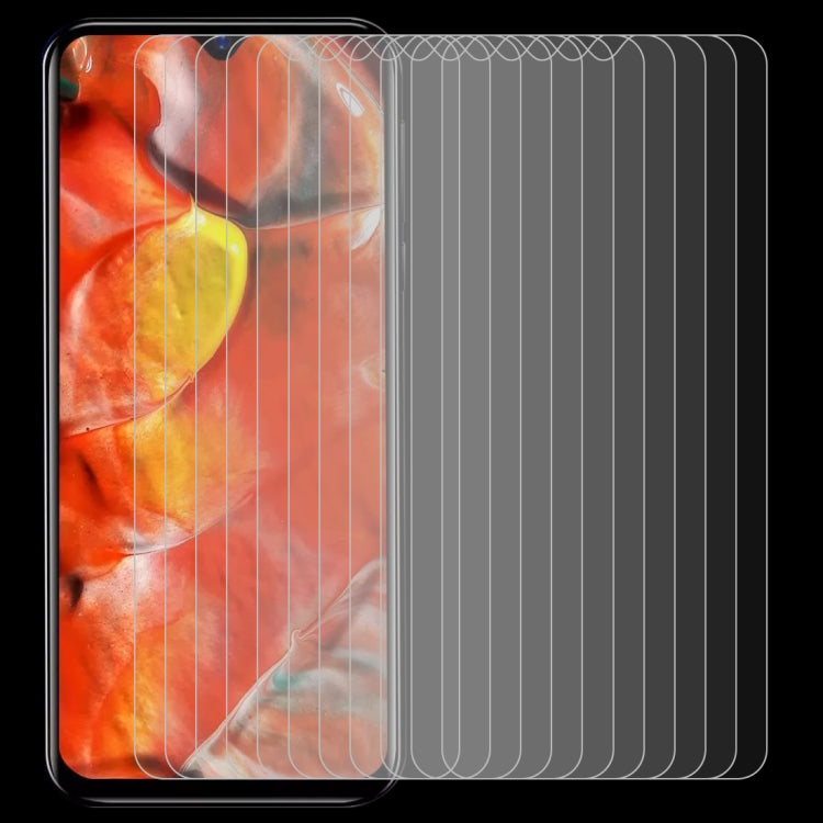 For Blackview A60 Plus 10 PCS 0.26mm 9H 2.5D Tempered Glass Film - Others by buy2fix | Online Shopping UK | buy2fix