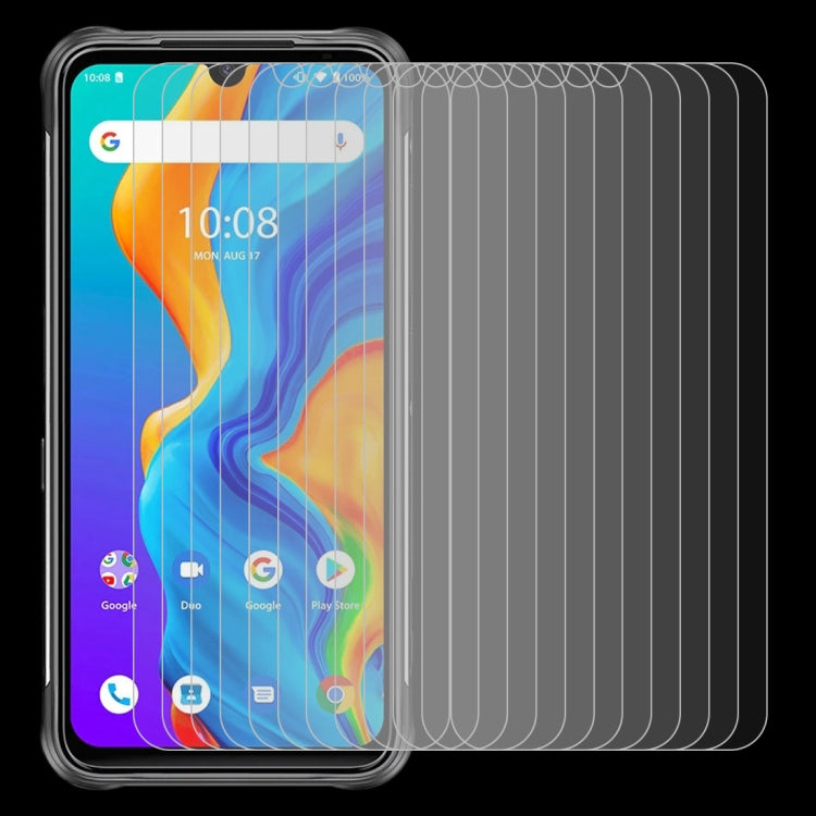 For UMIDIGI BISON / Bison Pro 10 PCS 0.26mm 9H 2.5D Tempered Glass Film - Others by buy2fix | Online Shopping UK | buy2fix
