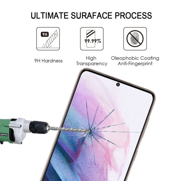 For Samsung Galaxy S21+ 5G 3D Curved Edge Full Screen Tempered Glass Film(Black) - Galaxy Tempered Glass by buy2fix | Online Shopping UK | buy2fix