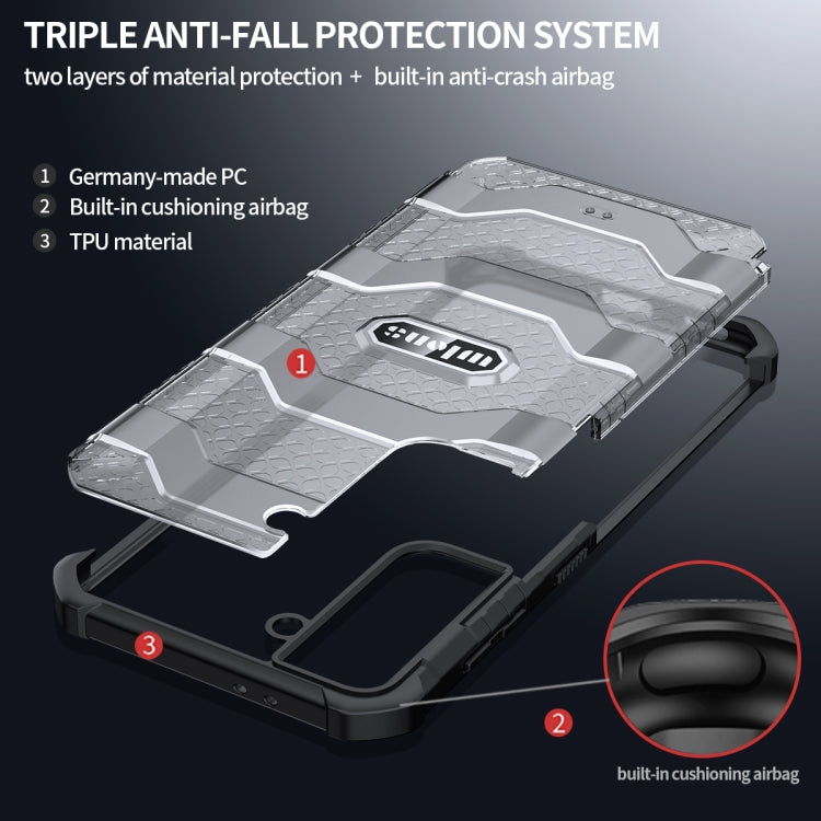 For Samsung Galaxy S21+ 5G wlons Explorer Series PC+TPU Protective Case(Black) - Galaxy S21+ 5G Cases by wlons | Online Shopping UK | buy2fix