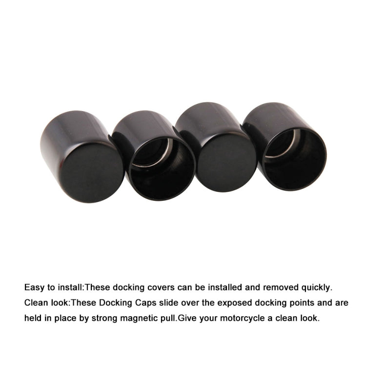 1 Pair Motorcycle Docking Hardware Point Cover Kit for Harley - Replacement Parts by buy2fix | Online Shopping UK | buy2fix