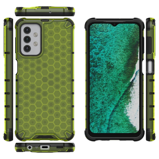 For Samsung Galaxy A32 5G Shockproof Honeycomb PC + TPU Case(Green) by buy2fix