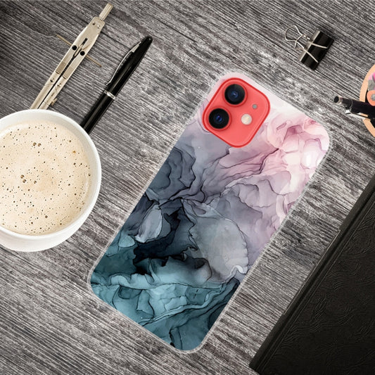 For iPhone 11 Marble Pattern Shockproof TPU Protective Case (Abstract Light Pink) by buy2fix