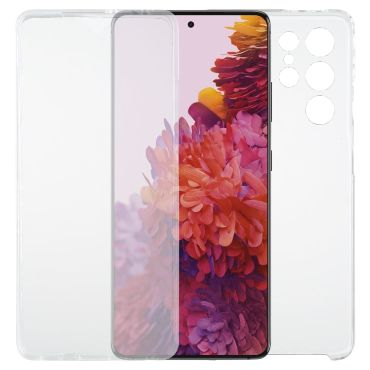For Samsung Galaxy S21 Ultra 5G PC+TPU Ultra-thin Double-sided Full Coverage Transparent Soft Case - Galaxy S21 Ultra 5G Cases by buy2fix | Online Shopping UK | buy2fix