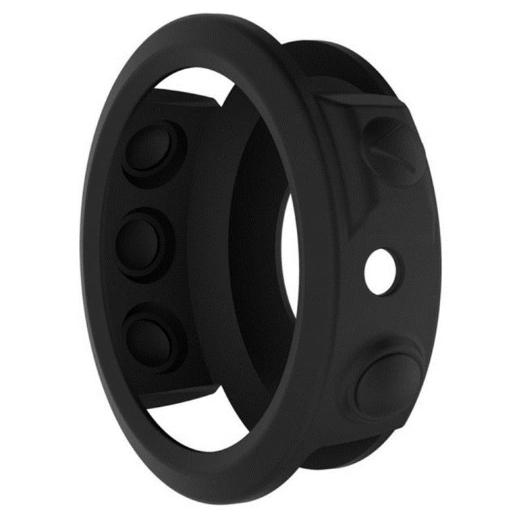 For Garmin Fenix 5X Solid Color Silicone Watch Protective Case(Black) - Screen Protector by buy2fix | Online Shopping UK | buy2fix