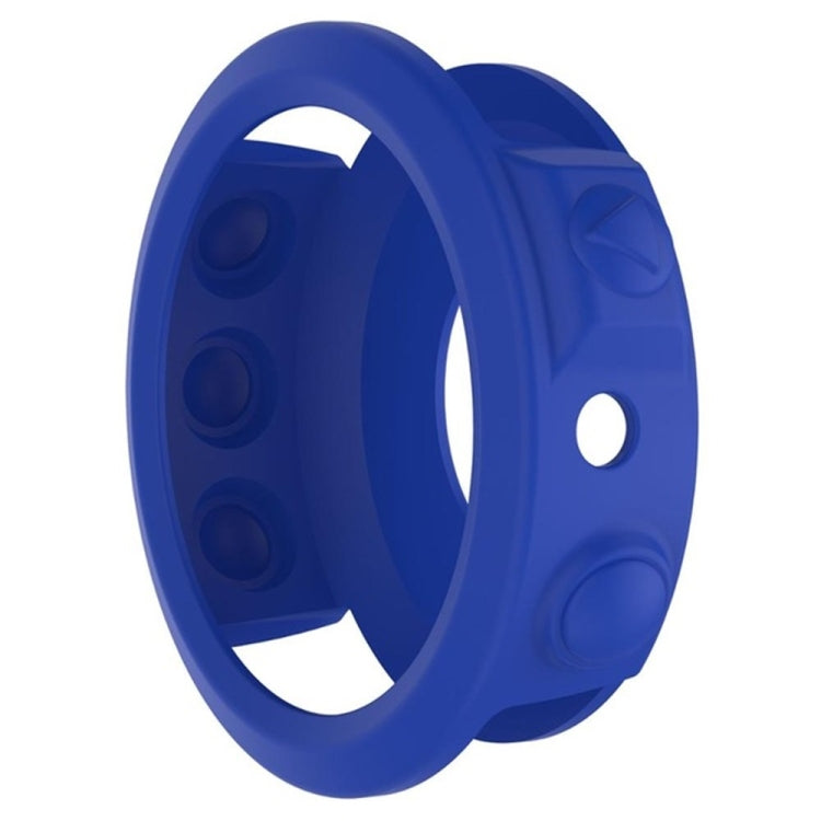 For Garmin Fenix 5X Solid Color Silicone Watch Protective Case(Blue) - Screen Protector by buy2fix | Online Shopping UK | buy2fix