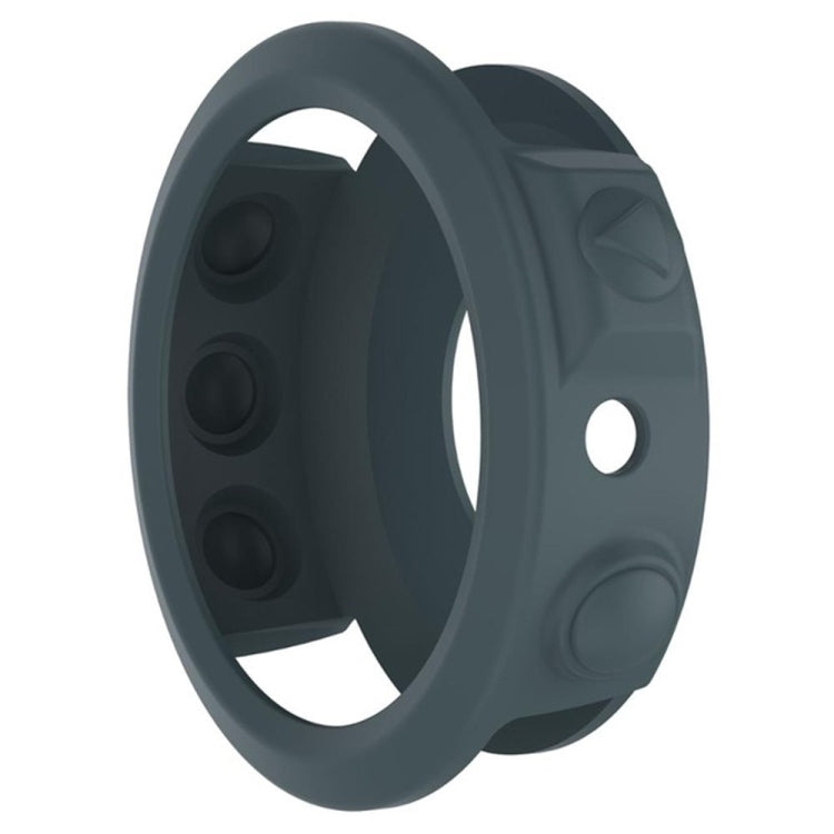 For Garmin Fenix 5X Solid Color Silicone Watch Protective Case(Navy Blue) - Screen Protector by buy2fix | Online Shopping UK | buy2fix