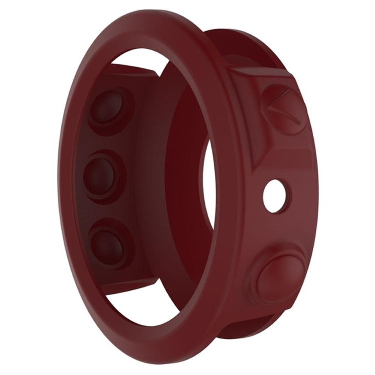 For Garmin Fenix 5X Solid Color Silicone Watch Protective Case(Red) - Screen Protector by buy2fix | Online Shopping UK | buy2fix