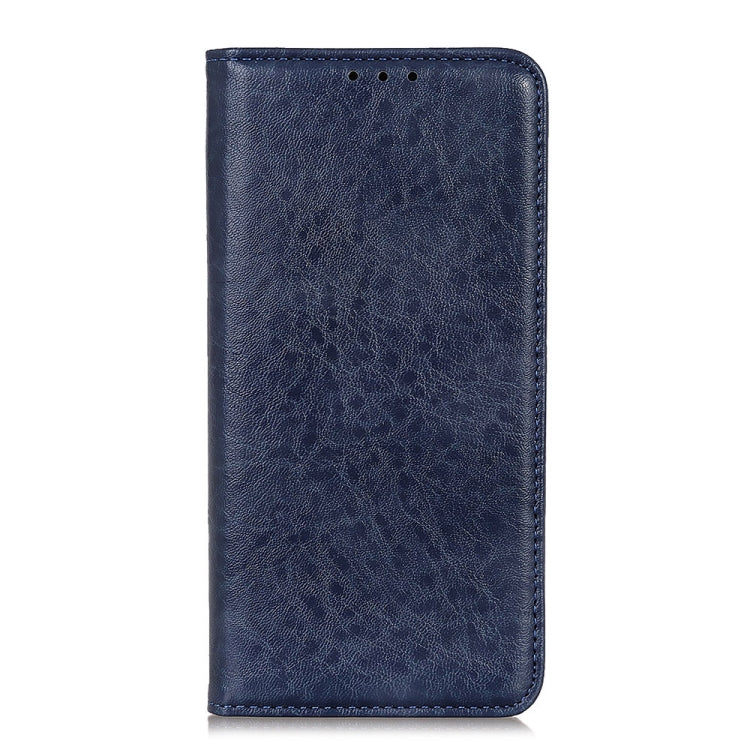 For OPPO Reno5 5G / Find X3 Lite Magnetic Crazy Horse Texture Horizontal Flip Leather Case with Holder & Card Slots & Wallet(Blue) - OPPO Cases by buy2fix | Online Shopping UK | buy2fix