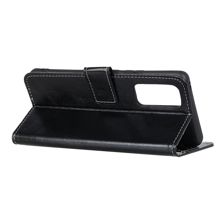 For OnePlus 9 Retro Crazy Horse Texture Horizontal Flip Leather Case, with Holder & Card Slots & Wallet & Photo Frame(Black) - OnePlus Cases by buy2fix | Online Shopping UK | buy2fix