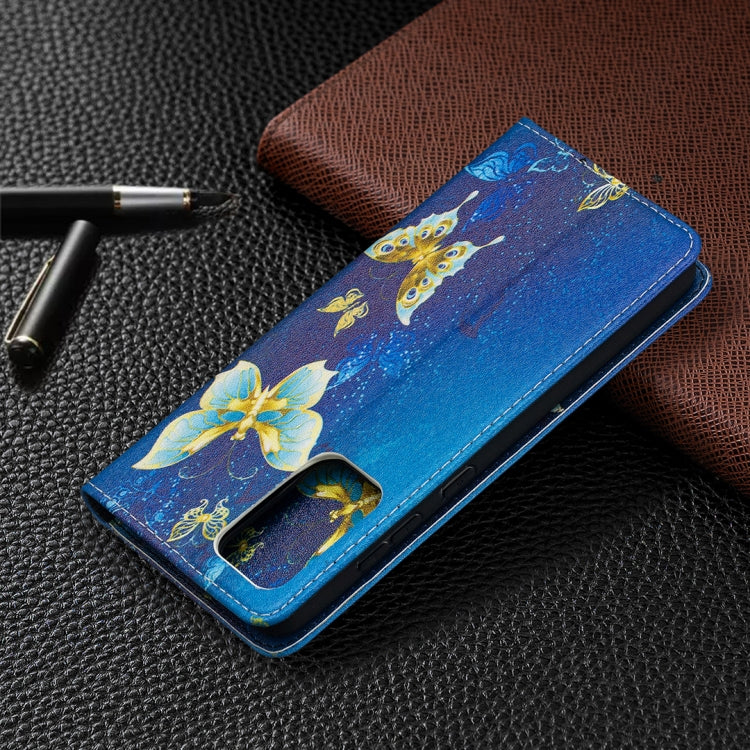 For Samsung Galaxy A52 5G/ 4G Colored Drawing Pattern Invisible Magnetic Horizontal Flip PU Leather Case with Holder & Card Slots & Wallet(Kingdee) by buy2fix