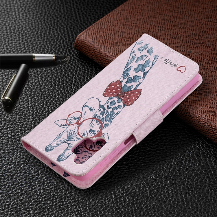 For Samsung Galaxy A32 5G Colored Drawing Pattern Horizontal Flip Leather Case with Holder & Card Slots & Wallet(Deer) by buy2fix