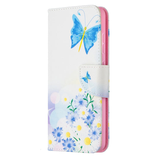 For Samsung Galaxy A52 5G / 4G Colored Drawing Pattern Horizontal Flip Leather Case with Holder & Card Slots & Wallet(Butterfly Love) by buy2fix