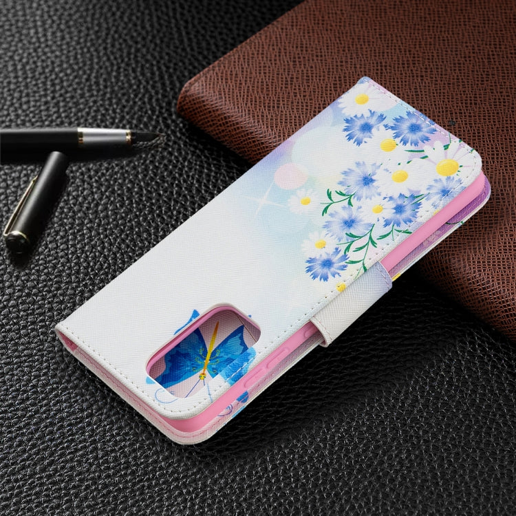 For Samsung Galaxy A52 5G / 4G Colored Drawing Pattern Horizontal Flip Leather Case with Holder & Card Slots & Wallet(Butterfly Love) by buy2fix