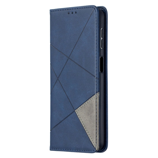 For Samsung Galaxy A32 5G Prismatic Invisible Magnetic Horizontal Flip Leather Case with Holder & Card Slots & Photo Frame(Blue) by buy2fix