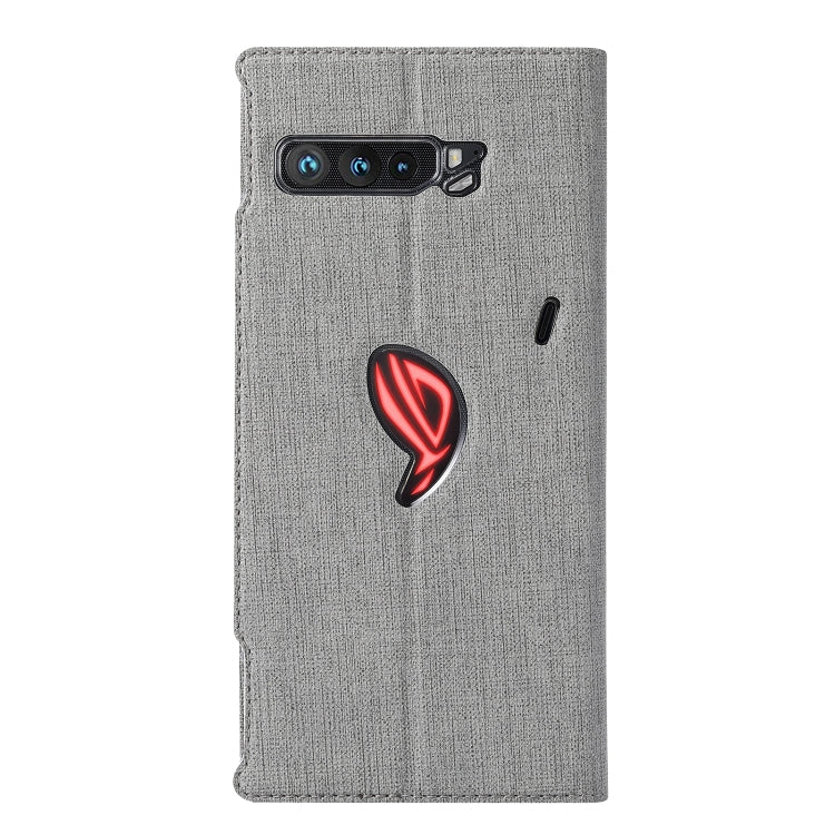 For Asus ROG Phone 3 ZS661KS ViLi DMX Series Shockproof TPU + PU Leather Magnetic Attraction Horizontal Flip Case with Card Slot & Holder(Grey) - ASUS Cases by ViLi | Online Shopping UK | buy2fix