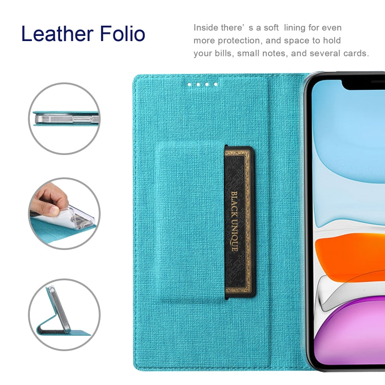 For OPPO Reno4 Pro 5G ViLi DMX Series Shockproof TPU + PU Leather Magnetic Attraction Horizontal Flip Case with Card Slot & Holder(Blue) - OPPO Cases by ViLi | Online Shopping UK | buy2fix
