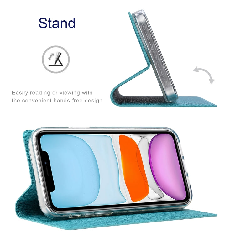 For OPPO Reno4 Pro 5G ViLi DMX Series Shockproof TPU + PU Leather Magnetic Attraction Horizontal Flip Case with Card Slot & Holder(Blue) - OPPO Cases by ViLi | Online Shopping UK | buy2fix