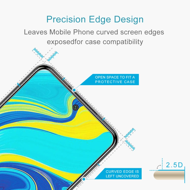 For Xiaomi Redmi Note 9S / Note 10 Lite 50 PCS 0.26mm 9H 2.5D Tempered Glass Film - by buy2fix | Online Shopping UK | buy2fix