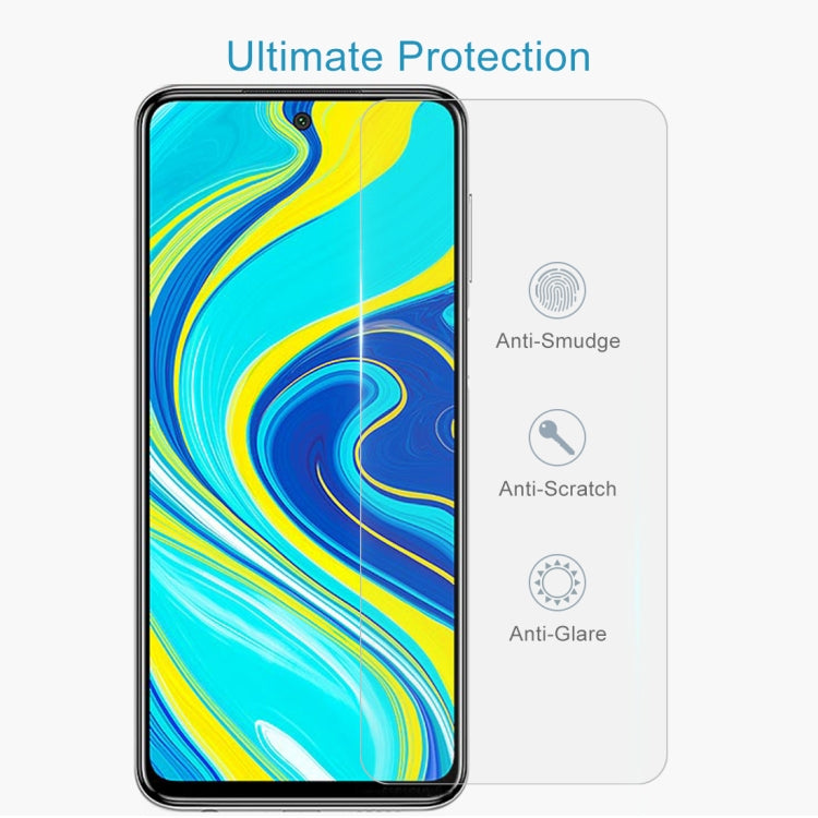 For Xiaomi Redmi Note 9S / Note 10 Lite 50 PCS 0.26mm 9H 2.5D Tempered Glass Film - by buy2fix | Online Shopping UK | buy2fix