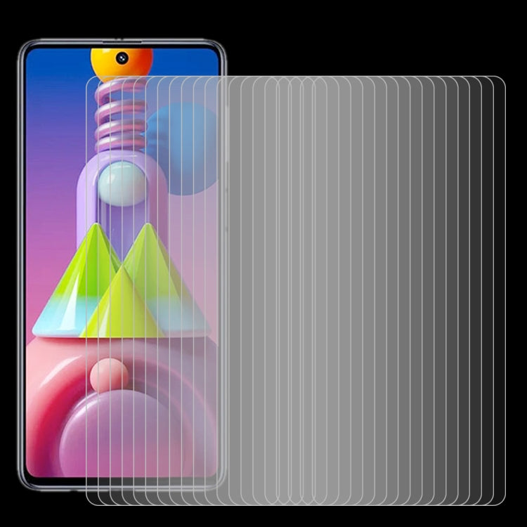 For Samsung Galaxy M51 50 PCS 0.26mm 9H 2.5D Tempered Glass Film by buy2fix