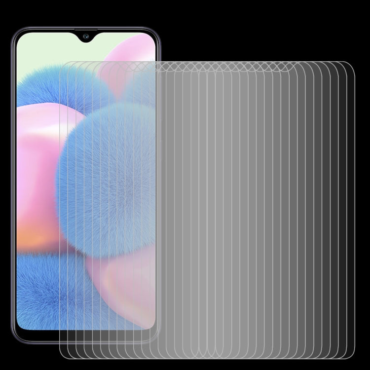 For Samsung Galaxy A30s 50 PCS 0.26mm 9H 2.5D Tempered Glass Film by buy2fix