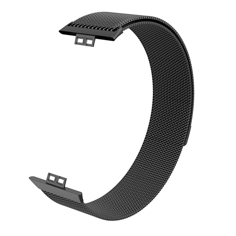 For Huawei Watch Fit Milanese Watch Band(Black) - Watch Bands by buy2fix | Online Shopping UK | buy2fix