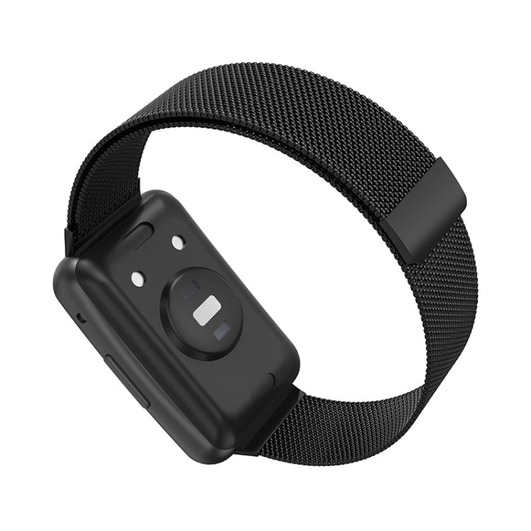 For Huawei Watch Fit Milanese Watch Band(Black) - Watch Bands by buy2fix | Online Shopping UK | buy2fix