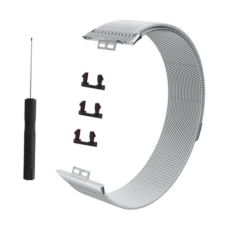 For Huawei Watch Fit Milanese Watch Band(Silver) - Watch Bands by buy2fix | Online Shopping UK | buy2fix