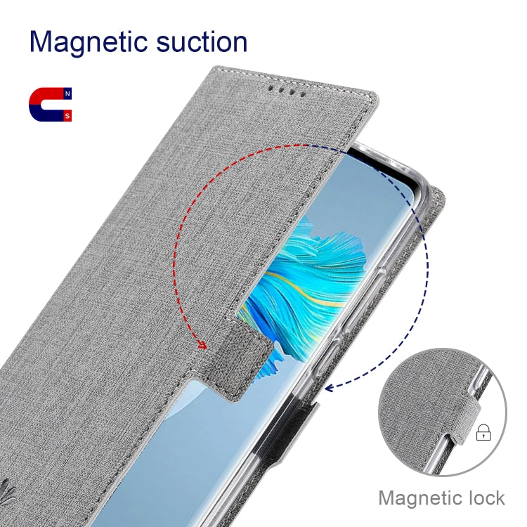 For Samsung Galaxy S21 Ultra 5G ViLi K Series Shockproof TPU + PU Leather Magnetic Buckle Horizontal Flip Case with Card Slots & Wallet & Holder(Grey) - Galaxy S21 Ultra 5G Cases by ViLi | Online Shopping UK | buy2fix