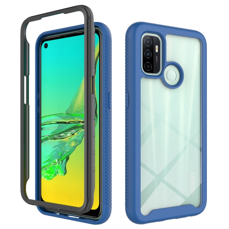 For Oppo A53 (2020) Starry Sky Solid Color Series Shockproof PC + TPU Protective Case(Royal Blue) - OPPO Cases by buy2fix | Online Shopping UK | buy2fix