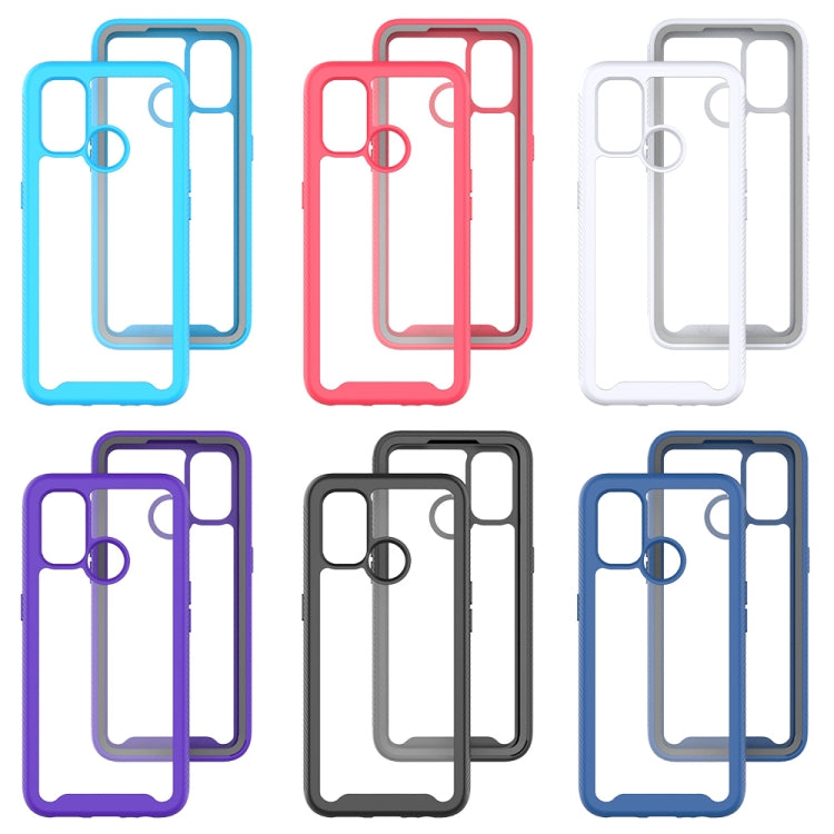 For Oppo A53 (2020) Starry Sky Solid Color Series Shockproof PC + TPU Protective Case(Royal Blue) - OPPO Cases by buy2fix | Online Shopping UK | buy2fix