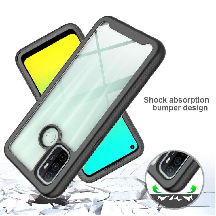 For Oppo A53 (2020) Starry Sky Solid Color Series Shockproof PC + TPU Protective Case(Royal Blue) - OPPO Cases by buy2fix | Online Shopping UK | buy2fix