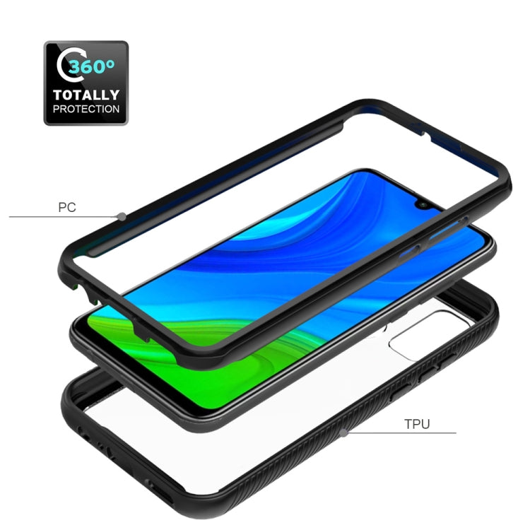 For Huawei P Smart 2020 Starry Sky Solid Color Series Shockproof PC + TPU Protective Case(Black) by buy2fix