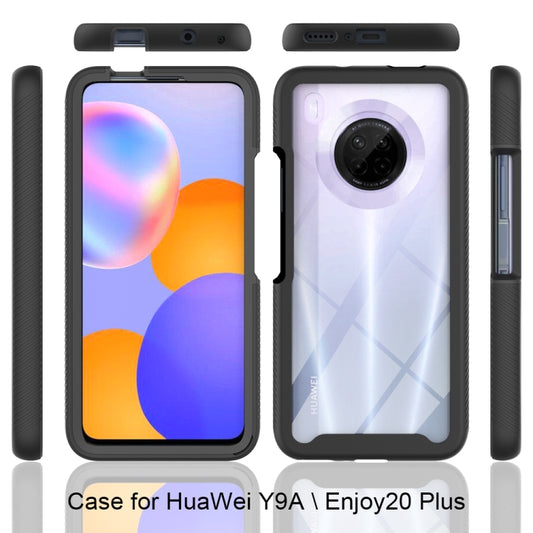 For Huawei Y9a Starry Sky Solid Color Series Shockproof PC + TPU Protective Case(Black) by buy2fix