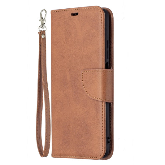 For Xiaomi Poco M3 Retro Lambskin Texture Pure Color Horizontal Flip PU Leather Case with Holder & Card Slots & Wallet & Lanyard(Brown) by buy2fix
