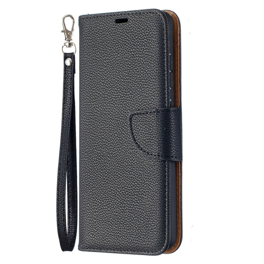 For Samsung Galaxy A52 5G / 4G Litchi Texture Pure Color Horizontal Flip PU Leather Case with Holder & Card Slots & Wallet & Lanyard(Black) by buy2fix